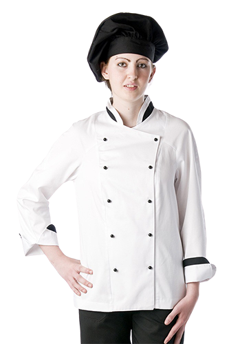 GIACCA LADY CHEF 128: giacca da cucina modello donna giacca chef femminile di linea...